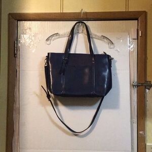 Elegant Navy Blue Tote Bag